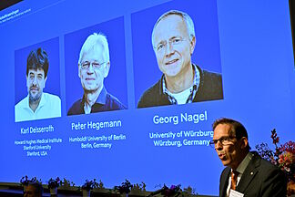 Nobel Prize in Medicine for Karl Deisseroth, Peter Hegemann, and Georg Nagel for their discoveries in optogenetics