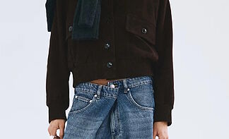 Goodbye to boring jeans, hello to the asymmetrical cut: 9 denim trousers that create a 'wasp waist' effect