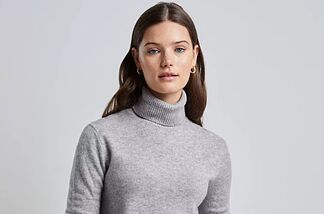 How to combine a gray sweater this fall