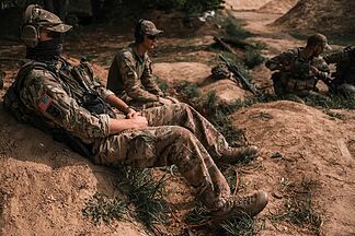 With former US Marines fighting for Ukraine