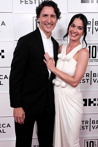 This has been the debut of Katy Perry and Justin Trudeau as a couple at the Tribeca Festival