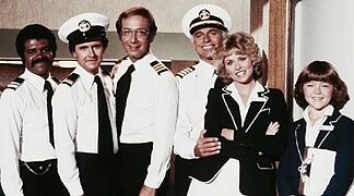 On board the ship from the series 'The Love Boat' with Matthew McConaughey as godfather