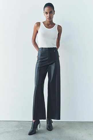 6 looks with Zara ankle boots and leather pants to dress with a chic and timeless touch
