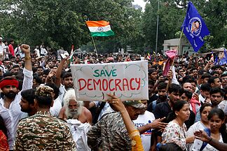 The march of the "cockroaches" towards the Indian Parliament