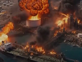 The AI-generated video published by Trump to illustrate an attack on the Iranian island of Jark