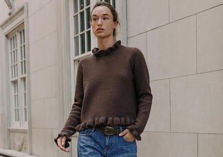 Run to Zara: the 8 prettiest chocolate brown sweaters to pair with jeans at the office have just arrived
