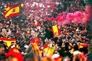 Two million people flood the streets of Madrid: "In 2030 the Cup will be ours again"