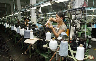 China continues to grow driven by exports fueled by the global technological fever