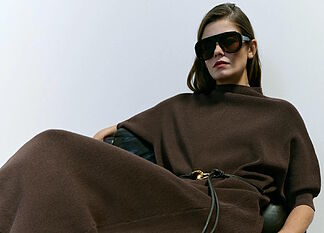 8 knit dresses from Zara, Mango, and Massimo Dutti that are perfect for wearing with tall boots
