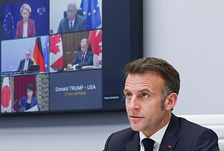 Macron points to "far-left groups and criminals" as responsible for "extreme violence" on the streets