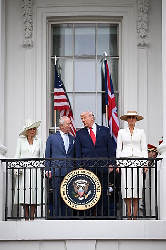 Trump welcomes "fantastic" King Charles III, who begins his State visit to the US with the aim of restoring the "special relationship" in tatters