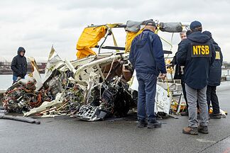 NYC sightseeing helicopter likely hit birds before its fatal plunge into Hudson River