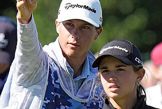Allan, the unknown caddie brother of Anna Kournikova and his close relationship with Donald Trump's granddaughter