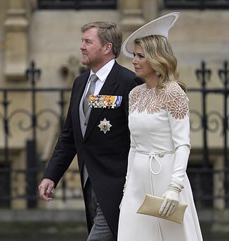 Queen Maxima of the Netherlands has a great time on King's Day